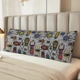 thumbnail image 6 of Lsque Bright Insects Body Pillow Case Cover,Ultra-Soft Microfiber Bed Pillow Cases 20x54 inches,Elegant Bedding,Breathable Durable Pillow Cover with Envelope Closure, 6 of 8
