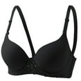 thumbnail image 2 of MGDXOX Women's Lace Bras Underwire Supportive Adjustable Straps Bralette Lightly Lined Comfortable Everyday Underwear Black XL, 2 of 8