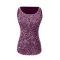 thumbnail image 6 of Uaswgudfs Women's Basic Glitter Sequin - Sleeveless Crew Neck Tank Top for Night Out Party, 6 of 6