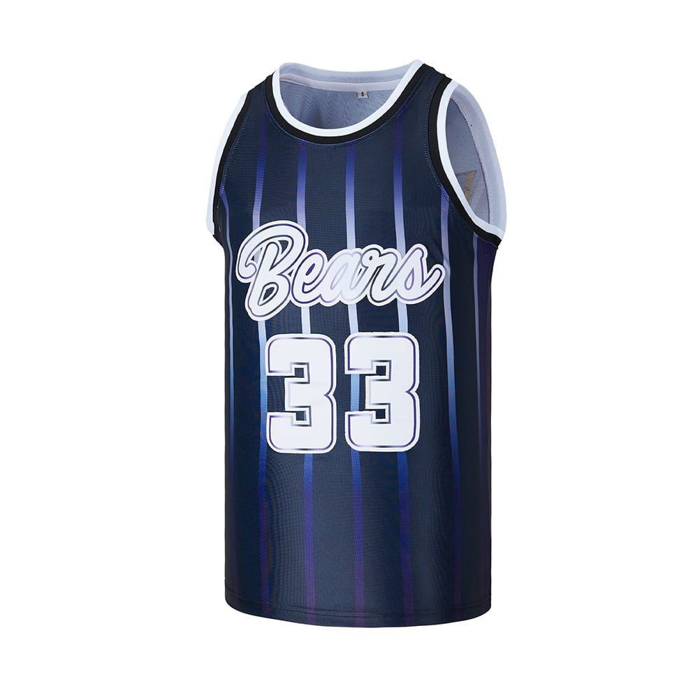 Your Team Scottie Pippen 33 High School Basketball Jersey Outdoor Sports Shirt for Men, Men's, Size: XL, Purple