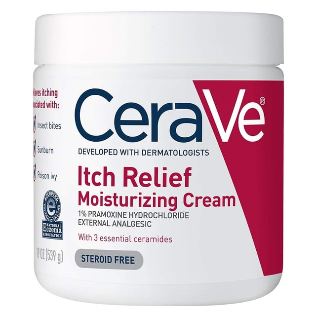 Crema Hidratante para Aliviar la Picazón CeraVe con Clorhidrato de Pramoxina Sin Perfume 19oz CeraVe CV99244