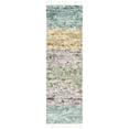 thumbnail image 2 of SAFAVIEH Casablanca Aiden Striped Wool Runner Rug, Turquoise/Pink, 2'3" x 8', 2 of 10