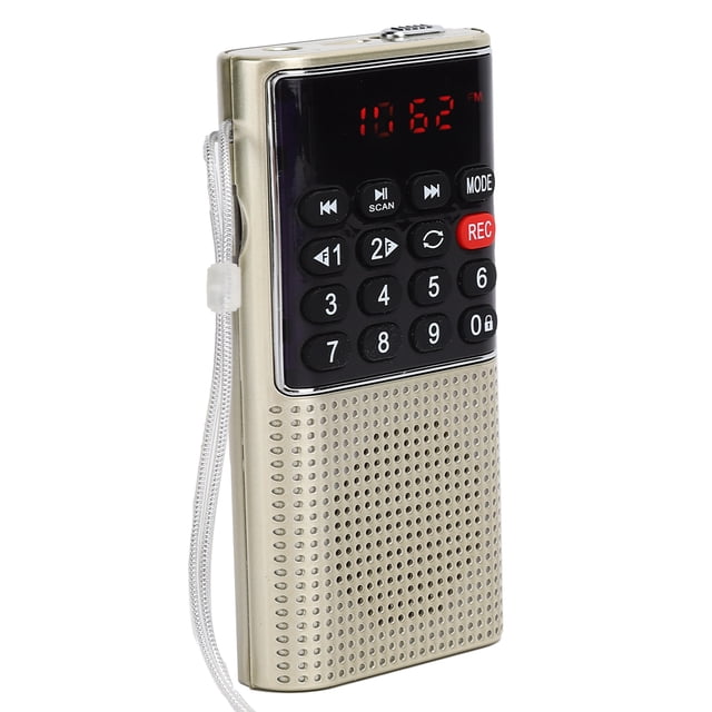 Radio, L‑328 Mini Radio FM Radio con Reproductor M Radio FM Máxima Comodidad