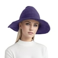 thumbnail image 3 of LILIYA Halloween Witch Hat for Women Wide Brim Foldable Halloween Wool Hats for Dress Up Party Performance Cosplay Costume Accessory 2026, 3 of 6