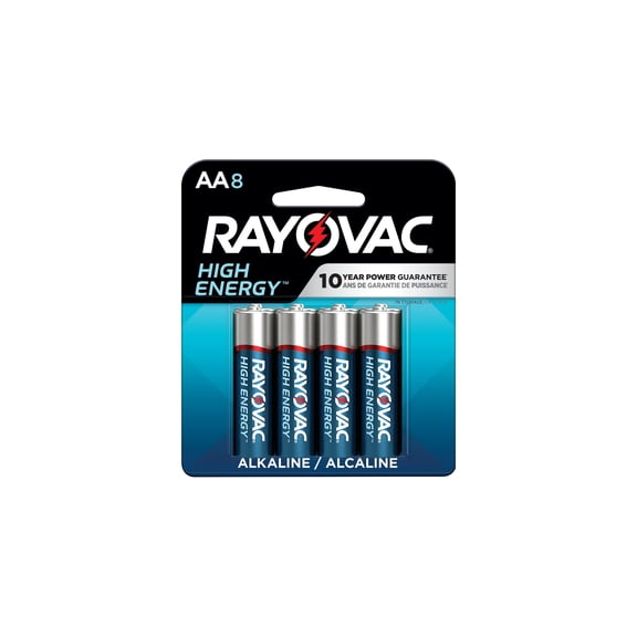 Rayovac High Energy Aa Batteries Double a Alkaline Batteries (Pack of 12)