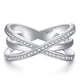thumbnail image 1 of Guardurnaity Anillo de mujer cristal curvo nudillo joyería Metal boda fiesta mano decoración moda elegante Casual joyería artesanal Ropa, zapatos y accesorios Miscelánea talla 7 Guardurnaity AP017337-02, 1 of 6