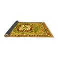 thumbnail image 2 of Ahgly Company Indoor Square Abstract Yellow Modern Area Rugs, 4' Square, 2 of 4
