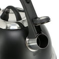 thumbnail image 6 of Mr. Coffee Clarefield 2.4 Quart Stainless Steel Whistling Tea Kettle in Black, 6 of 7