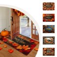 thumbnail image 1 of Felpudo de Entrada con Diseño de Hoja de Arce, Ideal para La Decoración Del Hogar. Alfombra de Calabaza para El Suelo, Perfecta para Acción de Gracias y Halloween. Multicolor, de Poliéster, 50 X 80 C, 1 of 6