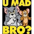 thumbnail image 7 of Tom & Jerry U Mad Bro? Youth Black Graphic Tee-Medium, 7 of 7