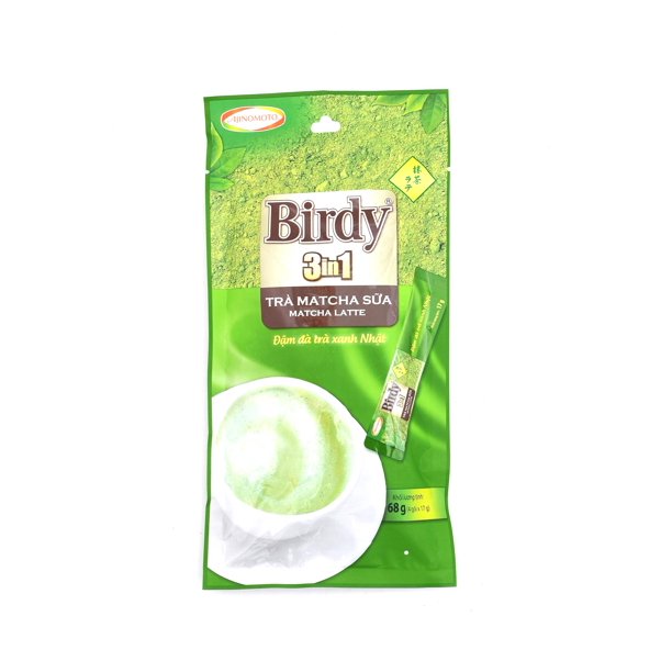 Birdy 3 in 1 Instant Matcha Latte - Combination of Japanese Green Tea