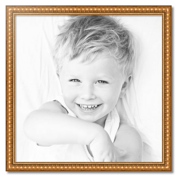 ArtToFrames 33" x 33" Gold Picture Frame, 33x33 inch Gold Wood Poster Frame (WOM-4293)