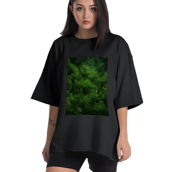 Plus Size Shirt for Women Black Tops for Women Short Sleeves Shirt for Women Grass T Shirt Crewneck Shirt for Women XL