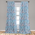 thumbnail image 5 of Ambesonne Colorful Curtains, Autumn Leaves Garden, Pair of 28"x84", Multicolor, 5 of 5