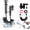 1PC-C, variant on 1-in-2-Out Handheld Dual Control Valve Bidet Sprayer for Toilet, Stainless Steel Adjustable Water Pressure Washer Kit for Cleaning Bathroom, 78 Inch Hose, Easy to Use (1PC-A)