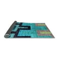 thumbnail image 2 of Ahgly Company Indoor Square Abstract Light Blue Modern Area Rugs, 6' Square, 2 of 4