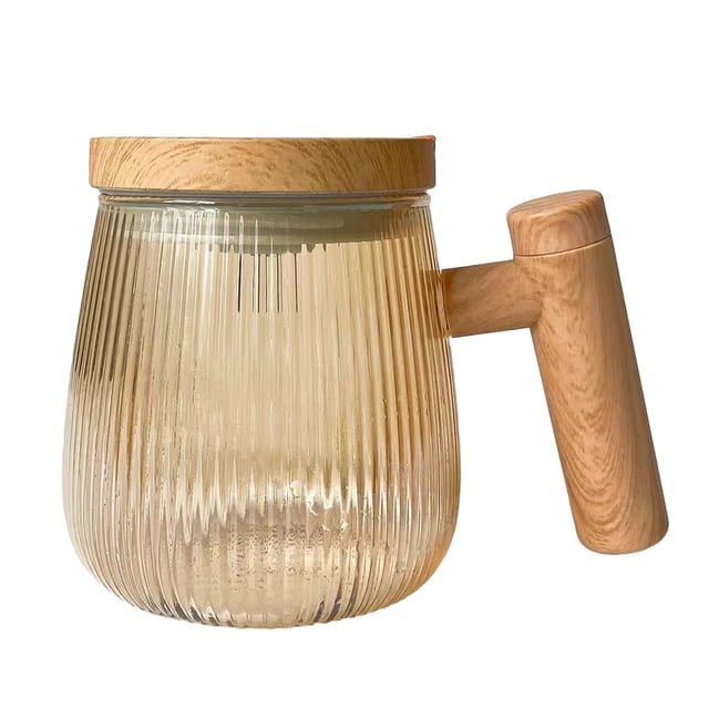 Kitchen Gadgets Automatic Stirring Mug Heat Glass Shaker Coffee Mug Gift Milk Frothing