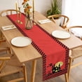 thumbnail image 3 of Halloween Table Runner - 90 Inch Long, Kitchen Dining Table Runner Dresser Scarves, Orange Horror Castle Evil Witch Full Moon Night Farmhouse Decor for Coffee Tables Wedding Party Banquet, 3 of 8