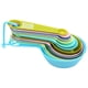 thumbnail image 1 of Juego de 12 tazas y cucharas medidoras, utensilios de cocina que ahorran espacio, ideal para regalar. Multicolor, 1 of 9