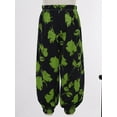 thumbnail image 5 of TTAO Kids Girls Summer Floral Printed Boho Harem Pants Boys High Waist Hippy Sports Athletic Pants Type I 9-10, 5 of 7