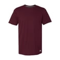 thumbnail image 1 of Russell Athletic Essential 60/40 Performance T-Shirt, M, Maroon, 1 of 4