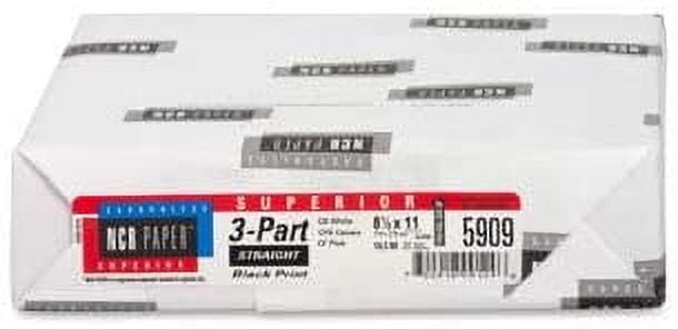 Limited Papers(TM) Carbonless Sheets, Superior, Pre Collated, Multi Part, Bond Finish. (3 Part Straight, 8.5 x 11, White/Canary/Pink (5909), 20 Ream)