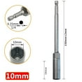 thumbnail image 1 of MYG 1PC 150mm Hexagon Nut Driver Drill Bit Adapter Socket Wrench Extension Sleeve, 1 of 8