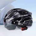 thumbnail image 4 of Casco de bicicleta Ciclismo portátil Ciclismo Saft Cascos para hombres Mujeres (Negro Blanco) Ndcxsfigh  Accesorios para bicicletas, 4 of 8