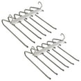 thumbnail image 1 of Labymos 2 Pack Pants Hangers Space Saving Non-Slip Clothes Hangers Slack Closet Organizer Folding Storage, 1 of 8