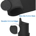 thumbnail image 5 of Large Gaming Mouse Pad 31.5 X 11.8 Inch, Extended XXL Mousepad with Stitched Edge,Non-Slip Rubber Base,Waterproof Computers Mouse Mat for Office,Home,Black, 5 of 6