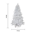 thumbnail image 2 of Árbol De Navidad La Merced Pino Blanco 2.40 m Ramas Montables Artificial Plástico Resistente, 2 of 5