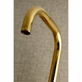 thumbnail image 4 of Kingston Brass Concord 8-Inch Adjustable Center Wall Mount Kitchen Faucet, Polished Brass, 4 of 5
