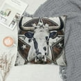 thumbnail image 2 of Texas Star Horseshoe Throw Pillow Covers Western Cowhide Pillow Covers, Rustic Farmhouse Cow Print Decorative Square Pillow Cases, Black White Brown Farm Animal Cushion Covers, 2 of 5