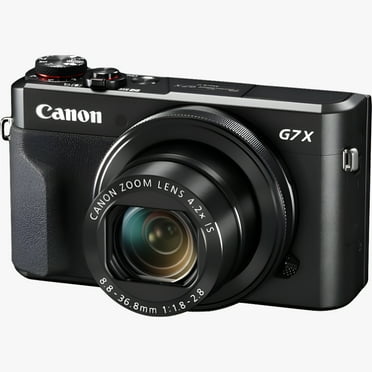 Canon PowerShot Digital Camera [G7 X Mark II with Wi-Fi & NFC, LCD Screen, and 1-inch Sensor - Black - (International Version)
