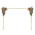 thumbnail image 4 of Gold Metal 3.28ft Tall Over the Table Rod Stand, Adjustable Gold Metal Table Arch Stand, Table Clamp Stand, 4 of 21