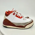 thumbnail image 4 of Ni - ke Ni - ke Boys Air Jordan 3 Kids Youth Size 1Y DV7027-108 White Red Basketball Shoes, 4 of 5