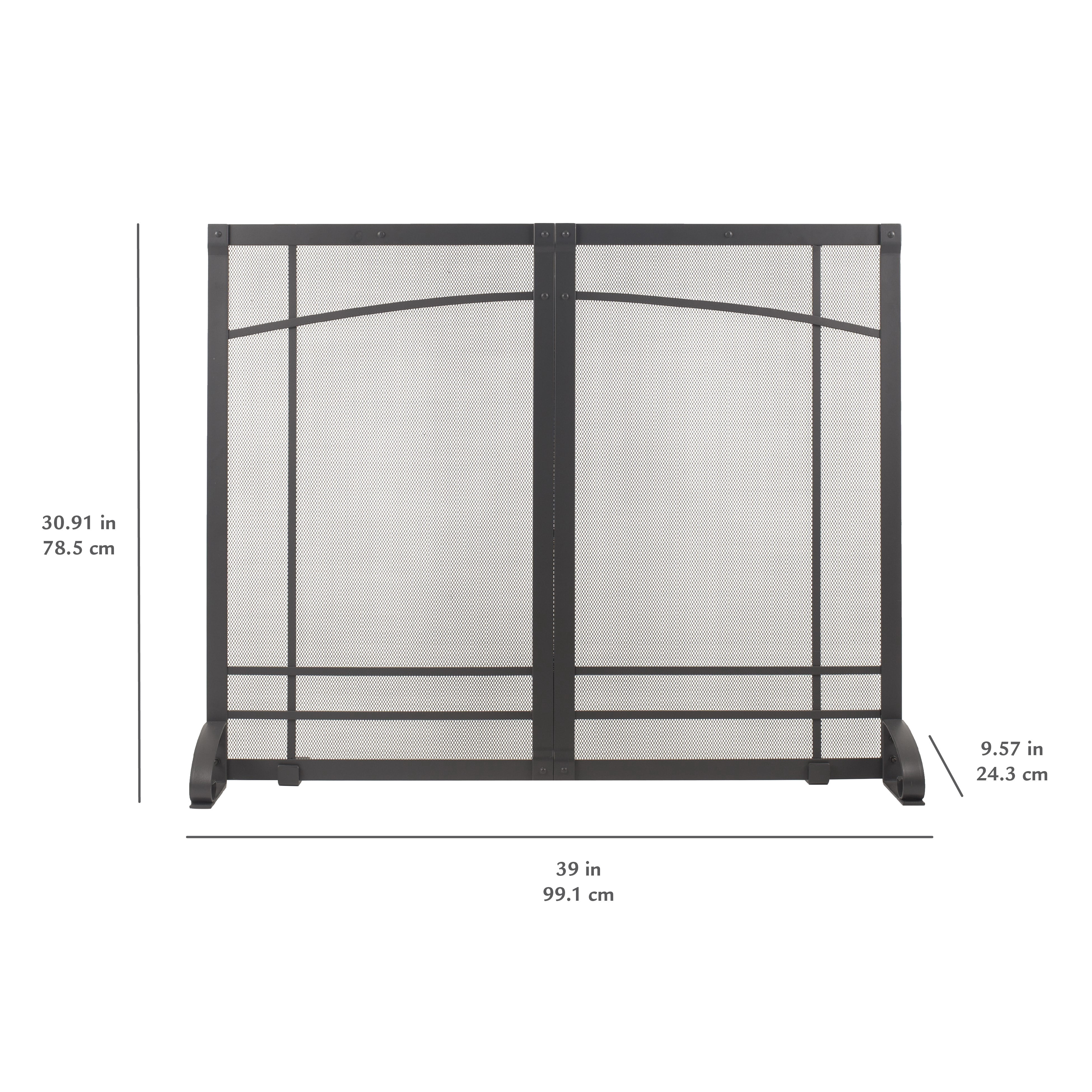 Pleasant Hearth FA811S Amherst Steel Fireplace Screen Sansujyuku sansujyuku.com