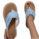 thumbnail image 4 of Sandalias planas informales de paja, zapatos de pescador, sandalias y zapatillas de estilo retro de playa, zapatos de mujer de gran tamaño Wmkox8yii  ytu8413, 4 of 8