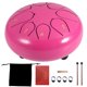 thumbnail image 1 of Steel Tongue Drum 8 percusión Pan Bag Sticks Tune con Drum Tank Hand Drum Instruments 6 pulgadas Inevent EL009744-00, 1 of 5