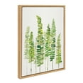 thumbnail image 2 of Kate and Laurel Sylvie Sword Ferns Framed Canvas Wall Art by Patricia Shaw 18x24 Natural Nature Themed Art for Wall, 2 of 8