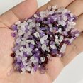 thumbnail image 3 of Grava de piedra natural de colores de 3 a 5 mm, sin orificios, para curación de reiki, espécimen de piedra pulida, decoración para el hogar y el acuario, 3 of 5