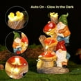 thumbnail image 7 of Mushroom Waterscape Garden Gnome Statue,Outdoor Decor Resin Solar Sculpture for Patio Yard, 7 of 7