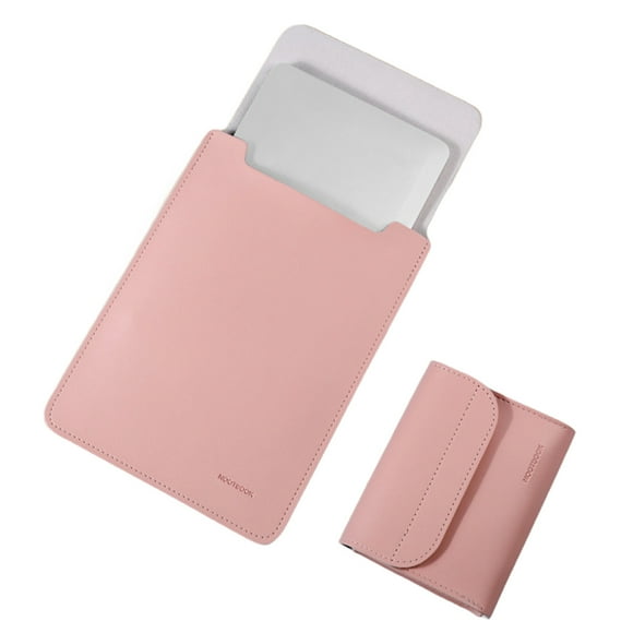 PU leather Laptop Bag, Durable Shockproof Protective Computer Cover multifunctional Laptop bag