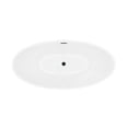thumbnail image 3 of Elbow 67" x 32" Acrylic Flatbottom Soaking Bathtub in White with Drain/Overflow, 3 of 13