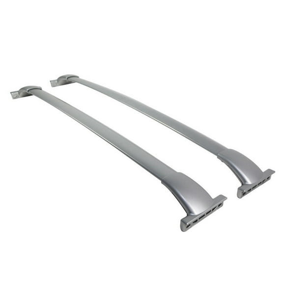 Ikon Motorsports Compatible with 13-20 Nissan Pathfinder OE Factory Style Roof Rack Cross Bar Pair Silver
