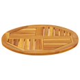 thumbnail image 2 of vidaXL Plateau de Table 60x2 cm Rond en Bois Massif d'Acacia, 2 of 5