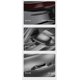 thumbnail image 5 of Tira de colisión, bandas de protección transparentes para puerta de coche, 4 piezas Crash Barre Voiture Bord De Porte protección antifrottement y anticollisi, 5 of 5