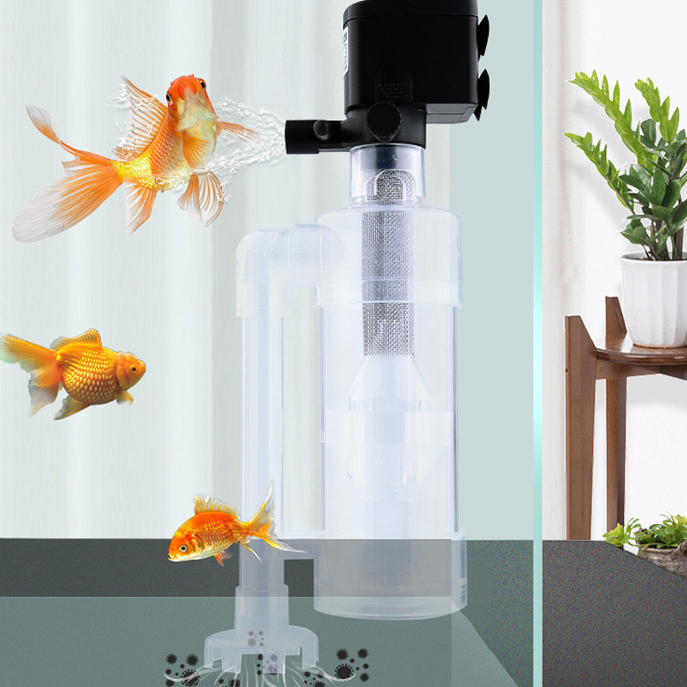 EBTOOLS Aquarium Fish Toilet,ABS Aquarium Fish Poop Toilet Manure