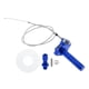 thumbnail image 1 of Empuñadura del Acelerador de 22mm Unique Bargains 1 Tornillo de Ajuste Azul M10 Cable del Acelerador Blanco de 120cm Aleación de Aluminio para Motocicleta KLX CR para CRF EXC XR TTR CB SSR ATV, 1 of 6