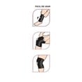 thumbnail image 3 of Estabilizador de rodilla Equate negra talla grande/extra grande, 3 of 4